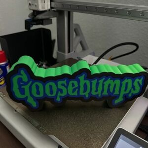 Goosebumps LED Sign